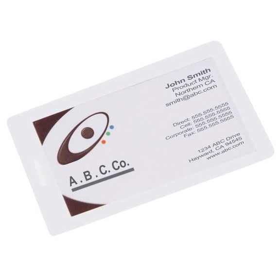 Laminating Pouches, 2-1/2x4-1/4in, PK100 LUG-05NS