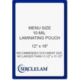 thumbnail image 1 of SircleLam 10 Mil Thermal Laminating Pouches, 12" x 18", 50 Count, 1 Pack, 1 of 1