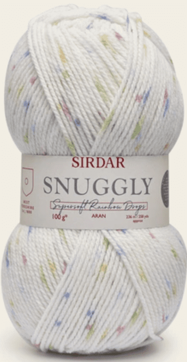 Sirdar Snuggly Supersoft Aran Rainbow Drops 852 Love Hearts