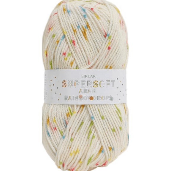 Sirdar Snuggly Supersoft Aran Rainbow Drops 857 Smarty