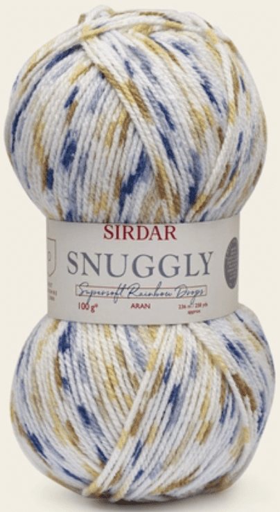 Sirdar Snuggly Supersoft Aran Rainbow Drops 860 Butter