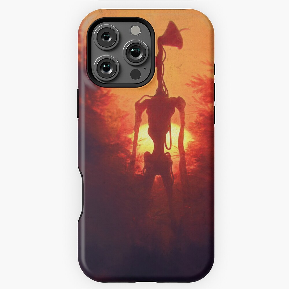 Siren Head Graphic Phone Case for iPhone 16 15 14 13 12 11 Pro Max ...