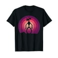 thumbnail image 1 of Siren Head Lazy Halloween Costume Retro Cryptid Creepy Black T-Shirt, 1 of 5