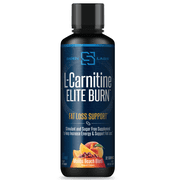 Siren Labs L-Carnitine Elite Burn Liquid Keto Fat Burner and Metabolism Activator - Fat Loss Support Keto Friendly Weight Loss Increase Energy-Stimulant Free - Malibu Beach Blast 3000mg 32 Servings