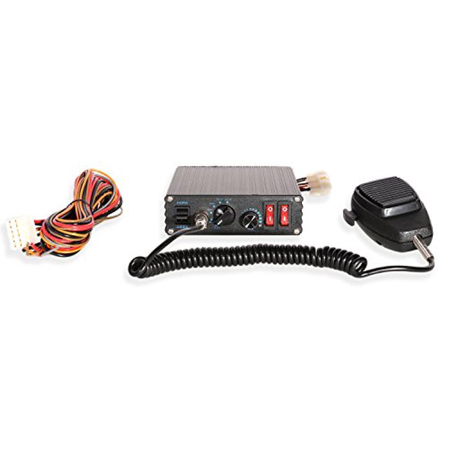 Siren & Speaker Combo 12V 100W Police Siren PA System [Slim Speaker
