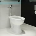 thumbnail image 1 of Sirene Floor-Mounted Commercial Elongated Top Flush Spud Flushometer Toilet Bowl, 1 of 13