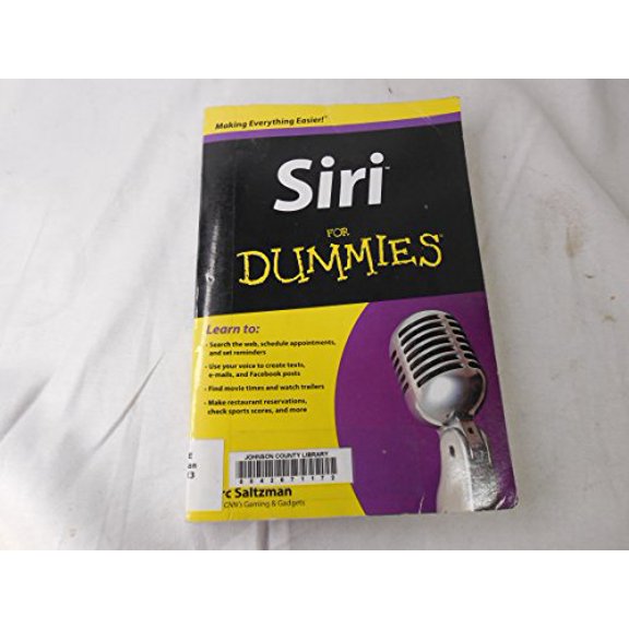 Pre-Owned Siri For Dummies (Paperback) 1118508815 9781118508817