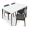 thumbnail image 1 of Siriana Modern Solid Wood Dining Room & Kitchen Table and Chair Set, 1 of 5