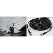 Sirio SY 27-3 3 Elements 10M/Cb Yagi with 75 FT RG8X Coax Cable