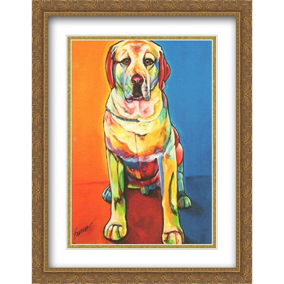 Sirius 2x Matted 28x40 Large Gold Ornate Framed Art Print by Ron Burns