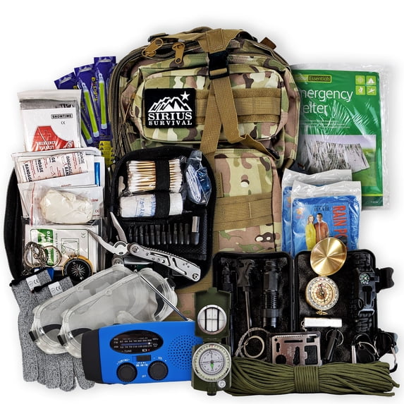 Sirius: Bug Out Bag Backpack Bugout Kit Great for Family - Survival ...