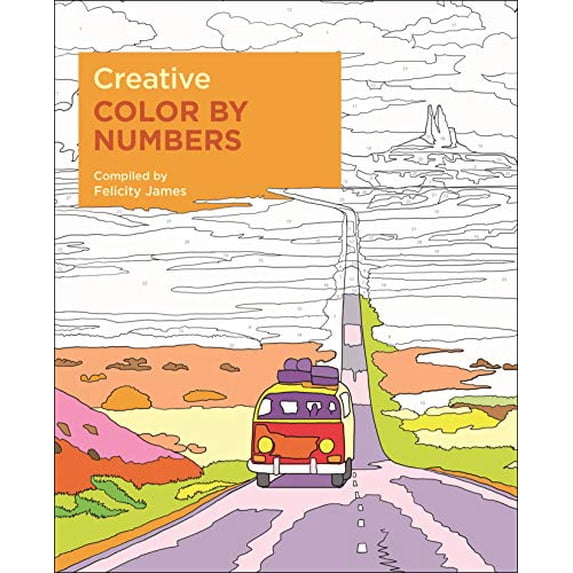 Pre-Owned Sirius Color by Numbers Collection Creative Color by Numbers, Book 4, (Paperback)