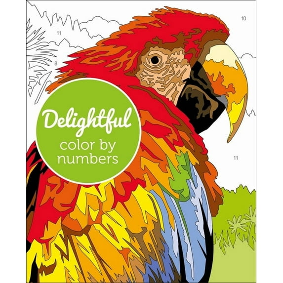 Sirius Color by Numbers Collection Delightful Color by Numbers, Book 21, (Paperback)