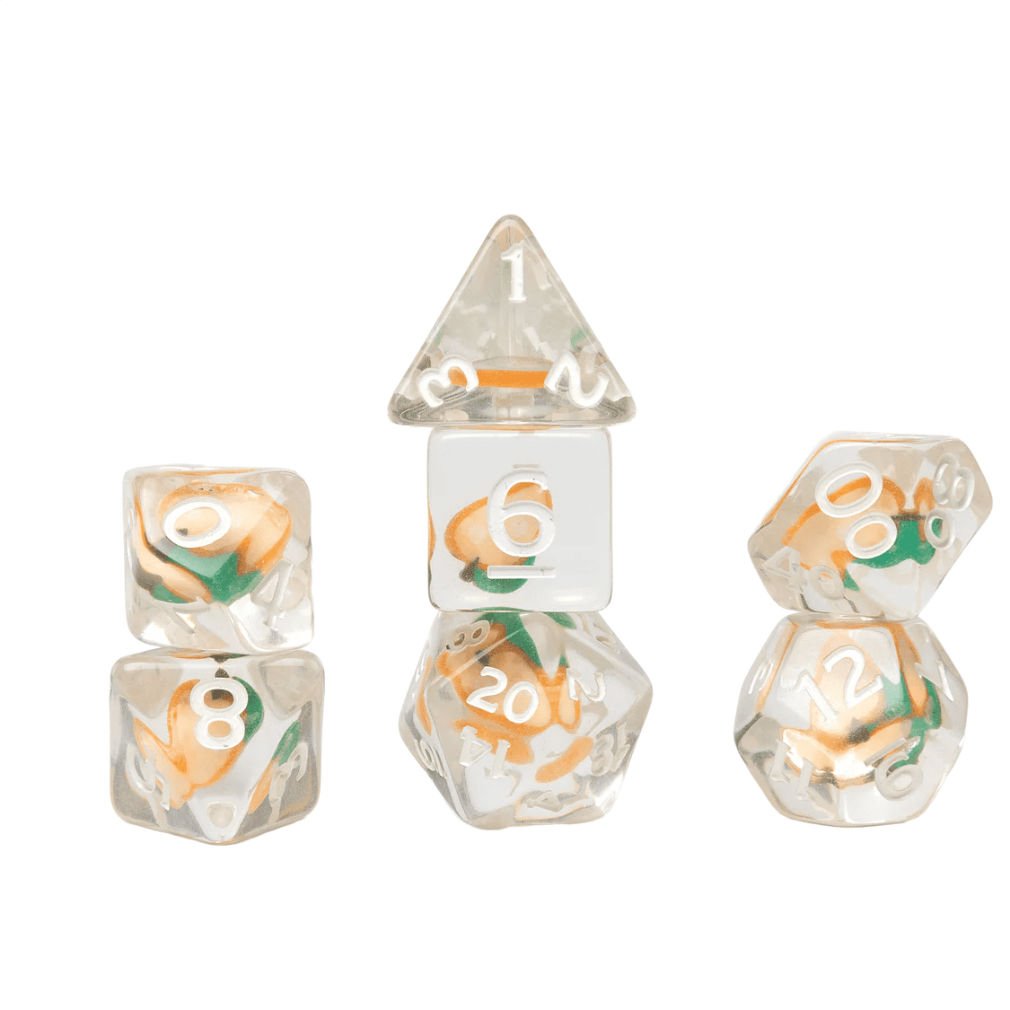 Sirius Dice 7-Set Fruit Dice: Peach