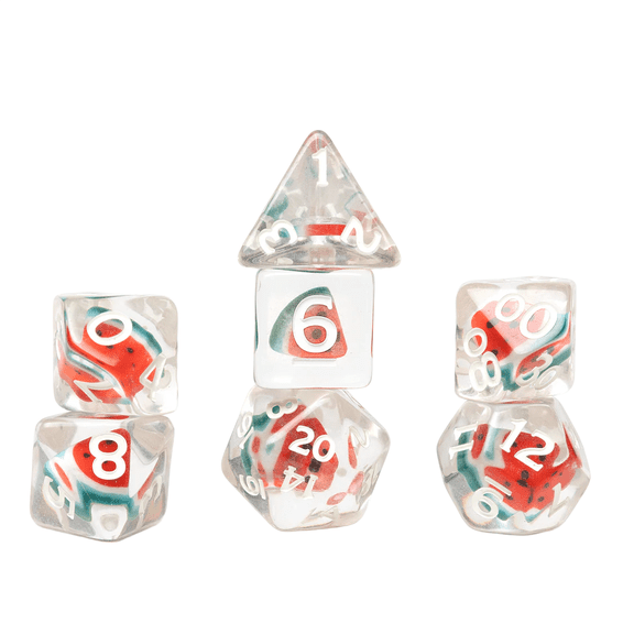 Sirius Dice 7-Set Fruit Dice: Watermelon