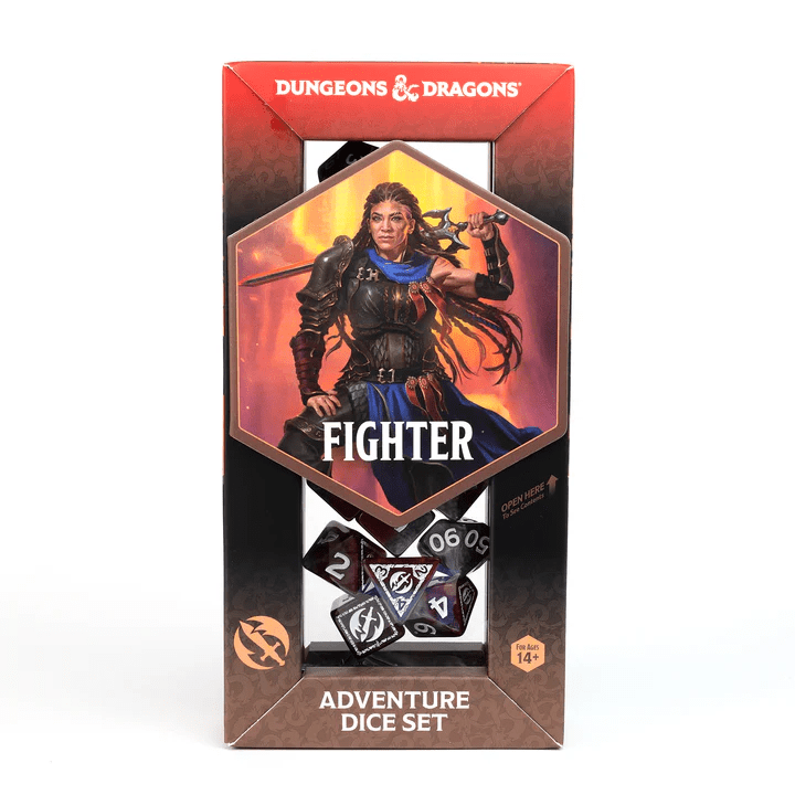 Sirius Dice: D&D Adventure Dice: Fighter Red Refresh