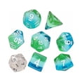 thumbnail image 1 of RPG Dice Set (7): Blue Hawaiian, 1 of 2