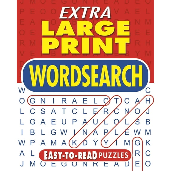 Sirius Extra Large Print Puzzles: Extra Large Print Wordsearch: Easy-To-Read Puzzles (Paperback)