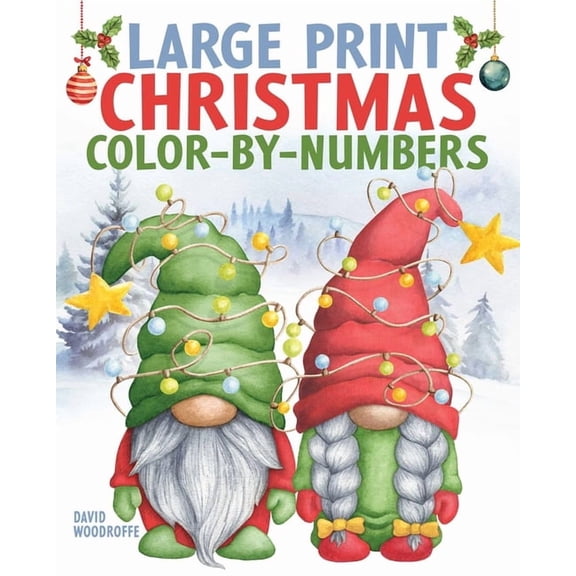 Sirius Large Print Color by Numbers Coll Large Print Christmas Color-By-Numbers, (Paperback)