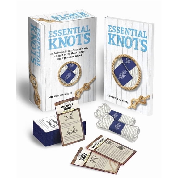 Sirius Leisure Kits Essential Knots Kit: Includes Instructional Book, 48 Knot-Tying Flash Cards and 2 Practice Ropes, (Paperback)