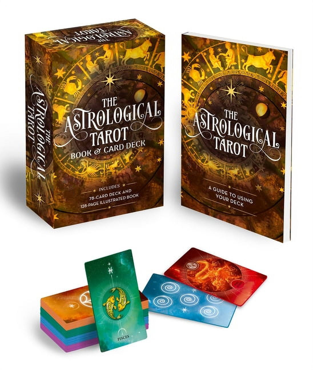 Astrologia Tarot Cards with Guidebook, Espanhol Oracle Deck