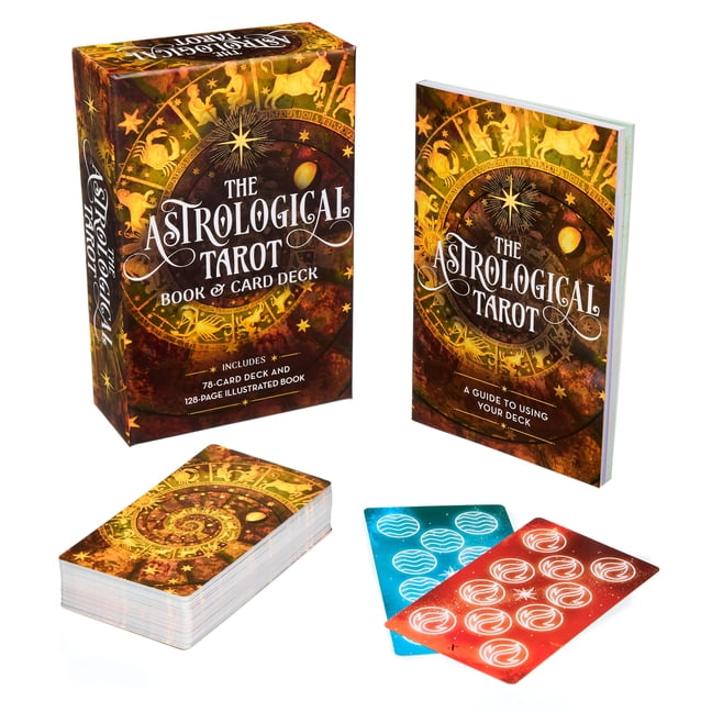 Astrological Tarot Book and 78-Card Deck Set