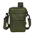 thumbnail image 1 of Sirius Survival 2L Square Canteen with Insulated Case & Shoulder Strap – BPA-Free Water Bottle for Camping, Hiking, Emergency Preparedness & Outdoor Survival, 1 of 6