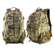 Sirius Survival 35L Outdoor Transport Backpack for Camping Hiking Daypack Trekking Traveling and Survival Gear for both Men & Women, Camo