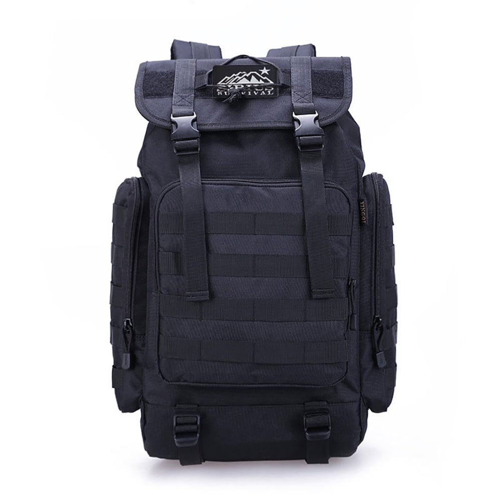 Sirius Survival 40L Hiking Backpack - Black