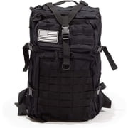 Sirius Survival 50L Expeditionary Outdoor Survival Backpack - Large Modular Day Pack, Black
