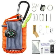 Sirius Survival 550 Paracord Emergency Preparedness Kit, 25 Count