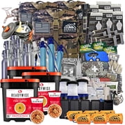 Family Comfort 72 Emergency Survival Kit/Backpack   72 Hour for 6 People   Disaster Preparedness   Delicious ReadyWise Food, Gear, Lighting, First Aid, Tools & More - Camo
