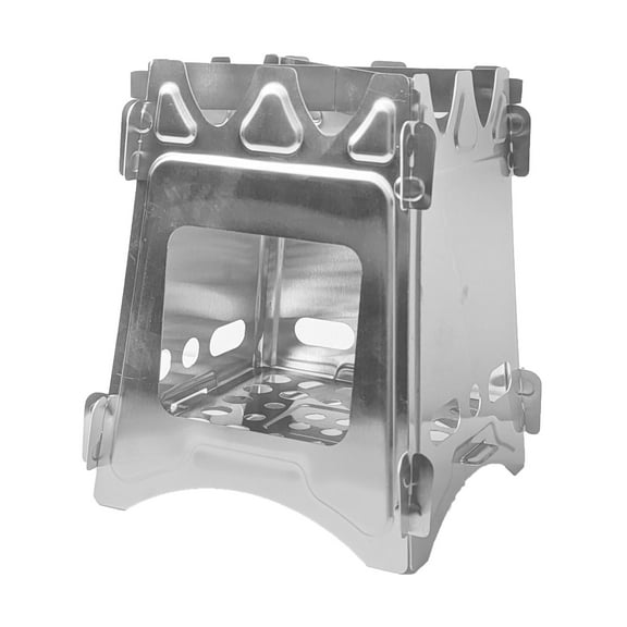 Sirius Survival Backpack Wood Stove - Stainless Steel Portable Camp Stove for Hiking, Camping, and Emergency Preparedness - Compact, Lightweight, and Durable