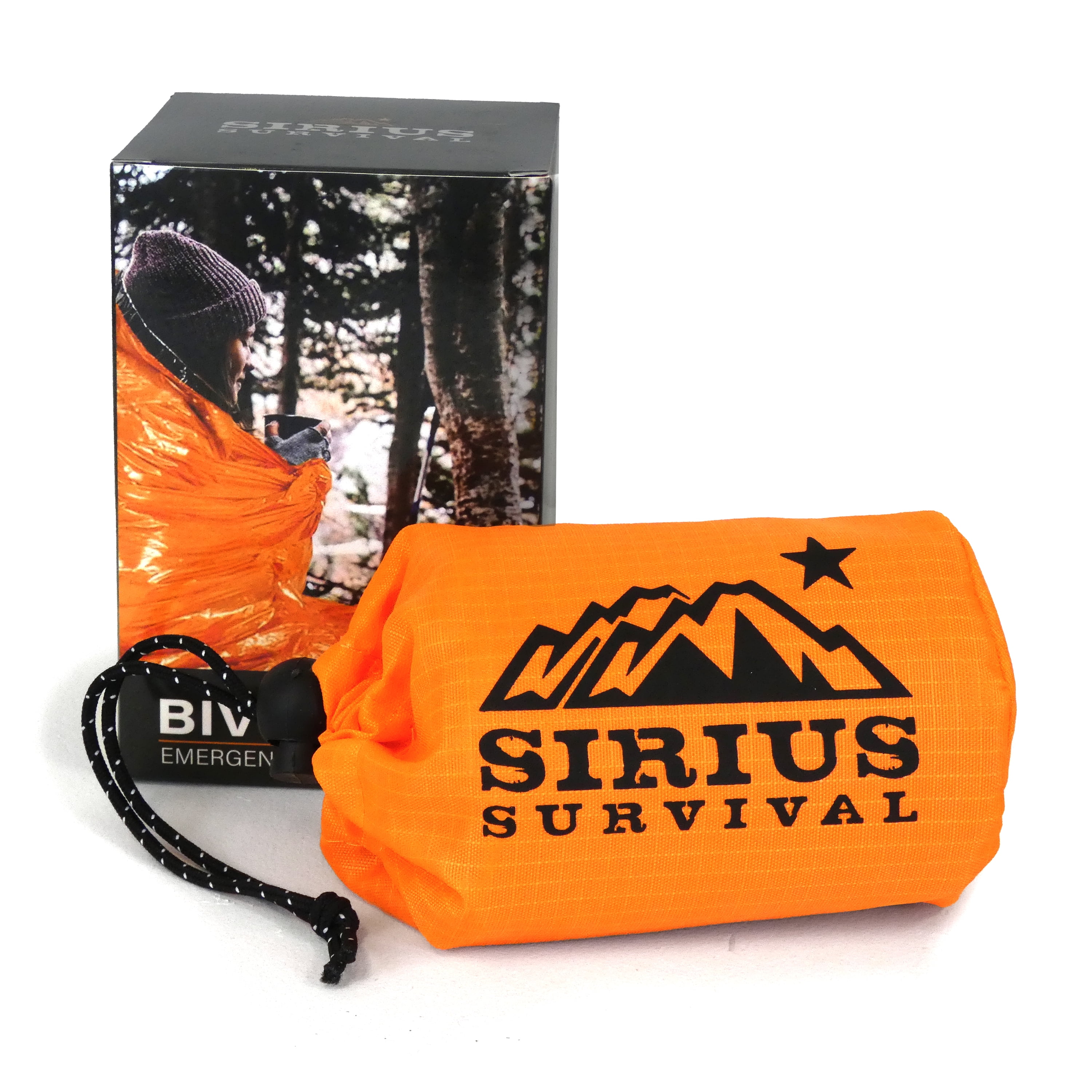 Sirius Survival Bivvy Bag Emergency Sleeping Bag Lightweight & Compact Waterproof, Thermal
