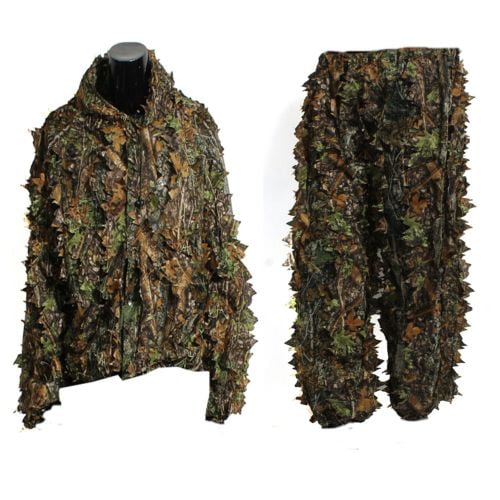 Sirius Survival Camo Ghillie Suit for Hunting, Survival, Photography or Ghillie Suit Costume - 2XL