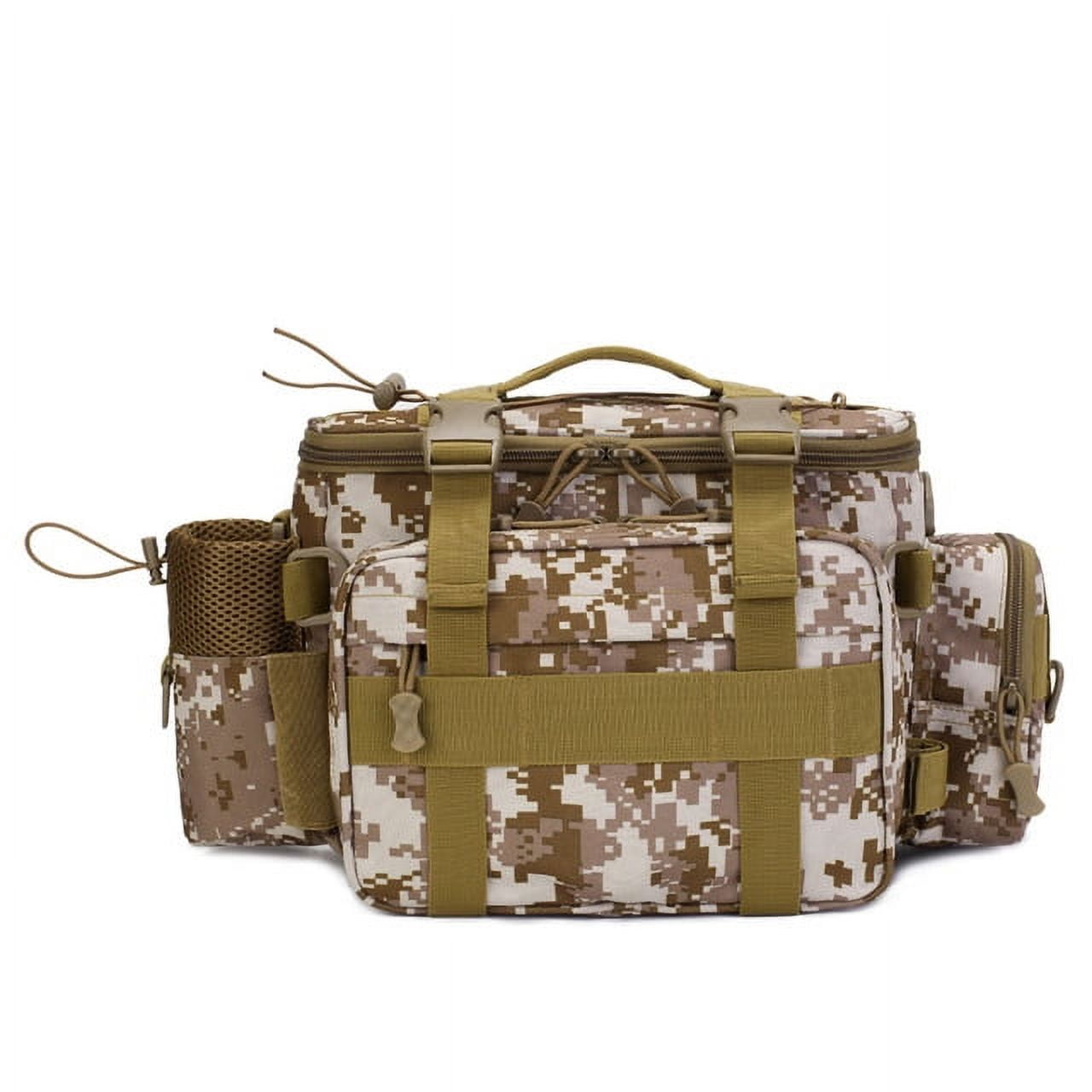 digital camo tackle bag EGO Kryptek Box sealed base for maximum protection against splashing and water intrusion Fishing Tackle Backpack with 4
