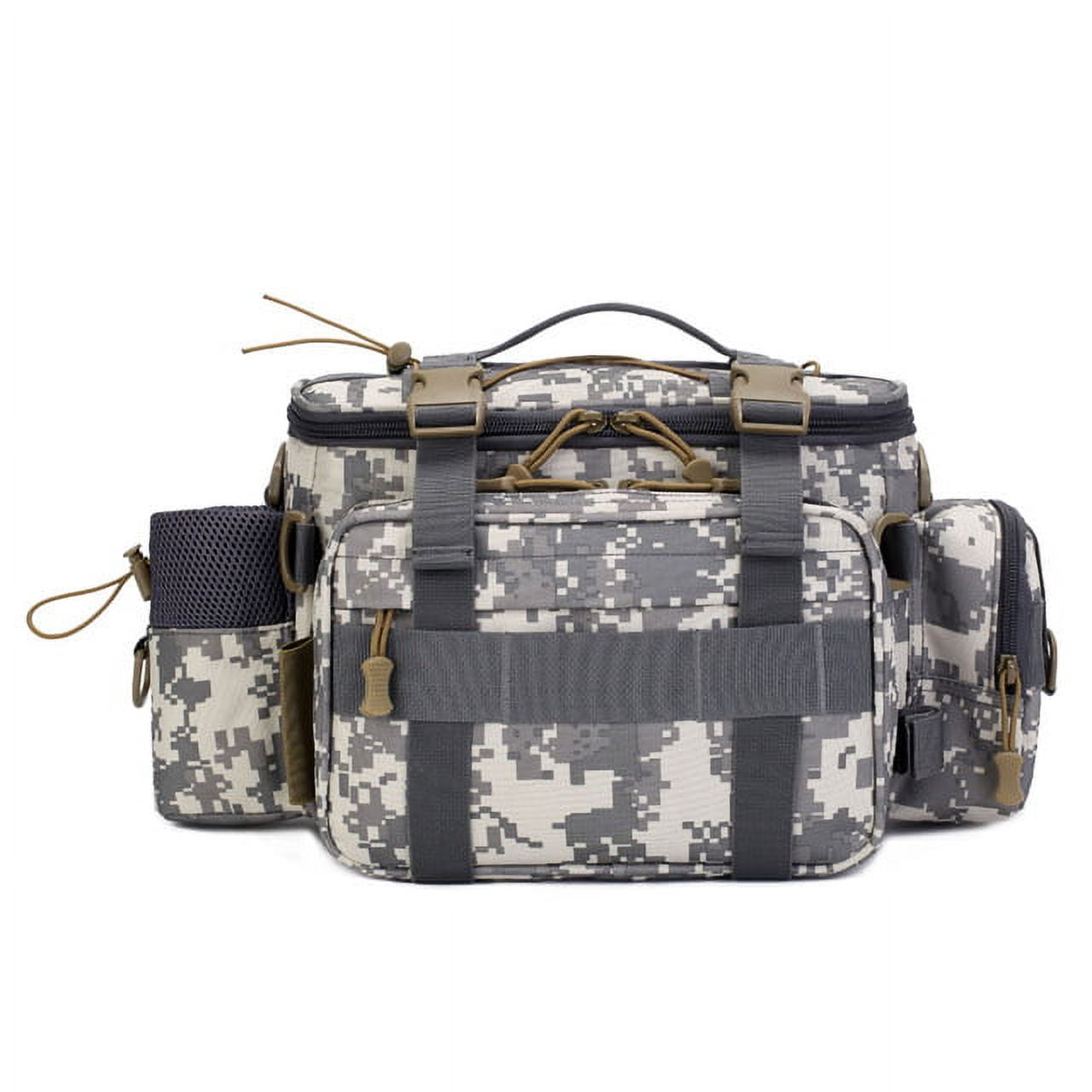 digital camo tackle bag Retro Green sealed base for maximum protection against splashing and water intrusion Sirius Survival Easy Access Shoulder
