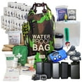 thumbnail image 1 of Sirius Survival Pre-Packed Hurricane Kit - Comprehensive Hurricane Preparedness Items - Essential Hurricane Supplies - Complete Hurricane Supply List in a Waterproof Bag for 2 People - Green Camo, 1 of 5