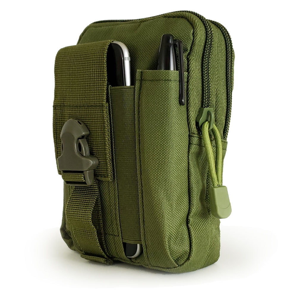 Sirius Survival Utility Emergency Kit 15 in 1 - Survival Kit for Camping, Hiking, Hunting & Fishing - Green