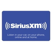 SiriusXM $50 eGift Card