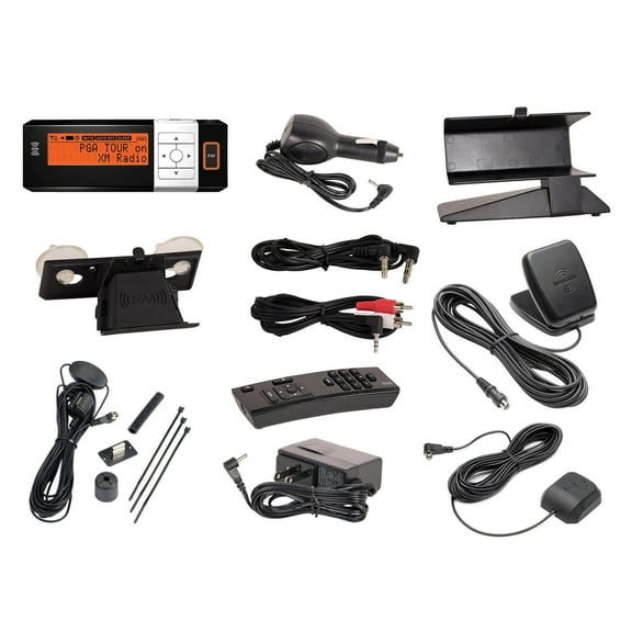 SiriusXM Radio AGT Receiver with Vehicle Kit an Home Installation Kits