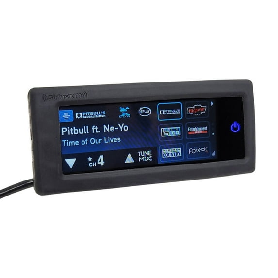 SiriusXM Radio UTV Installation Kit with Touch Screen works with Polaris Ride Command and other UTVs