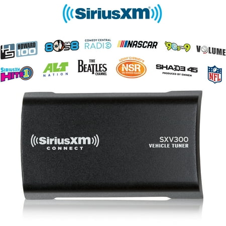 SiriusXM - Connect Satellite Radio Vehicle Tuner - Black - Black