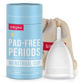 Sirona Reusable Menstrual Cup Small | Reusable Period Cup | Tampon and Pad Alternative | For Beginners & Teenagers