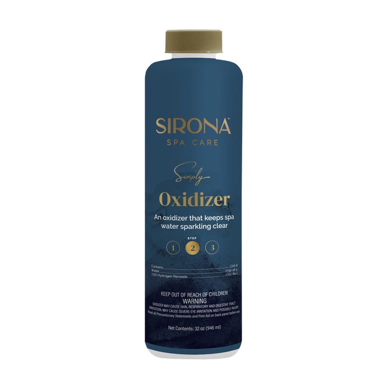 Sirona, Spa Care Simply Oxidizer, 32 oz, Water Sparkling Clear