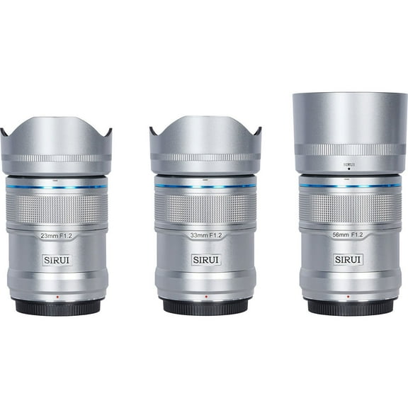 Sirui Sirui Sniper Series f/1.2 AF 3-Lens Kit for Sony E, Silver