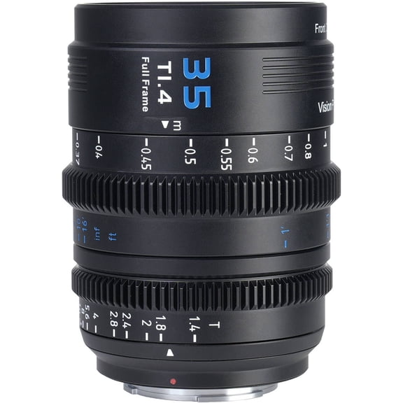 Sirui Vision Prime 1 Series 35mm T1.4 Full Frame Cine Lens (Native E mount, Black Color, Z/RF/L Mount Adapter)