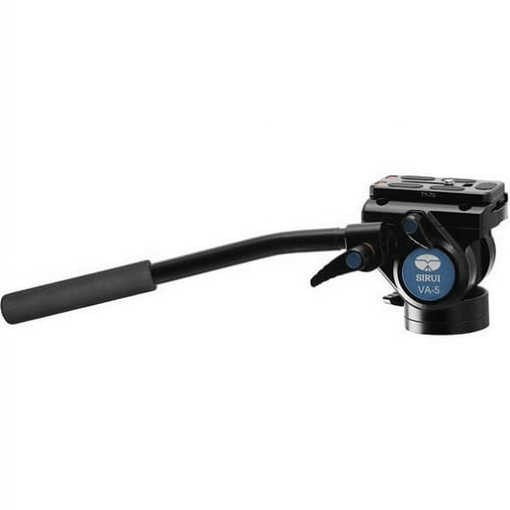 Sirui VA-5X Fluid Video Head with Quick Release Plate, Panorama Base, and Aluminum Alloy Construction (Black)