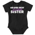 thumbnail image 1 of Sis Announcement Little Sister Bodysuit Jumper Girls Infant Baby Brisco Brands 12M, 1 of 6