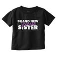 thumbnail image 1 of Sis Announcement Little Sister Youth T Shirt Tee Girls Infant Toddler Brisco Brands 6M, 1 of 5